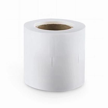 FyberOptix 0.75in.H x 1.75in.W Printable Self-laminating Labels, PET, White, 500Labels/Roll