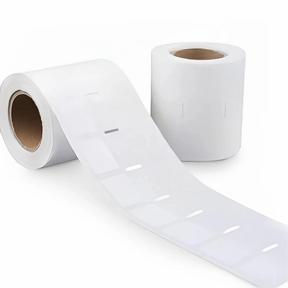FyberOptix 0.75in.H x 1.75in.W Printable Self-laminating Labels, PET, White, 500Labels/Roll