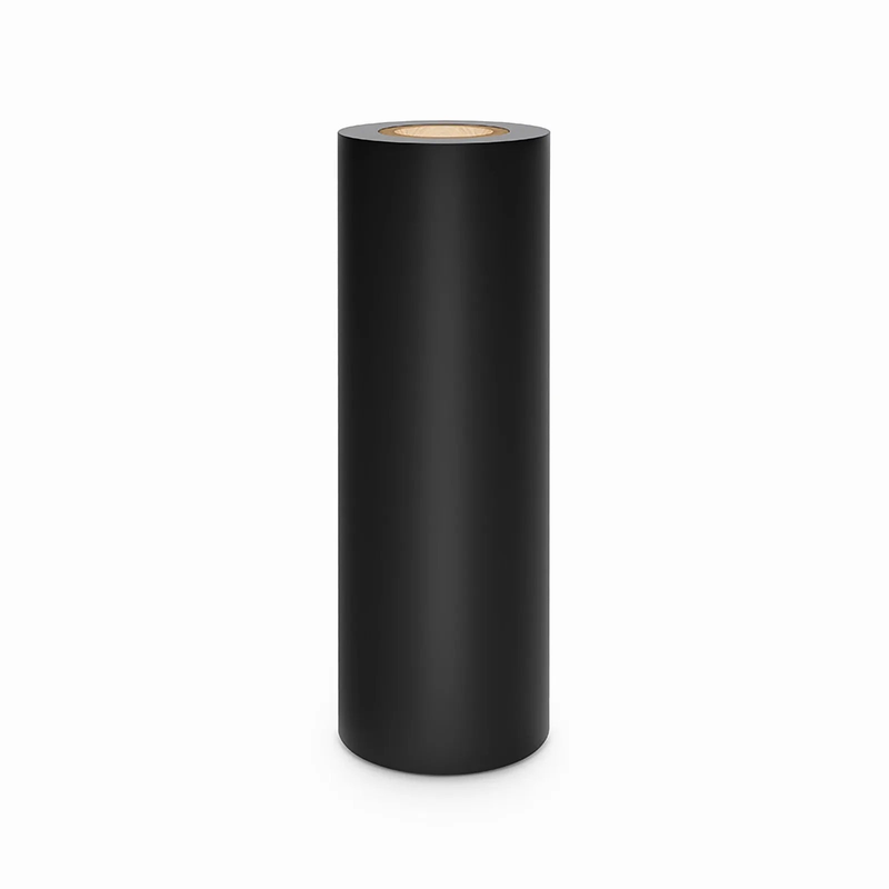 FyberOptix Thermal Transfer Wax/Resin Ribbon, 1"Core Ink Out, 1 Roll 4.33" x 984.25' (110mm x 300m), Black
