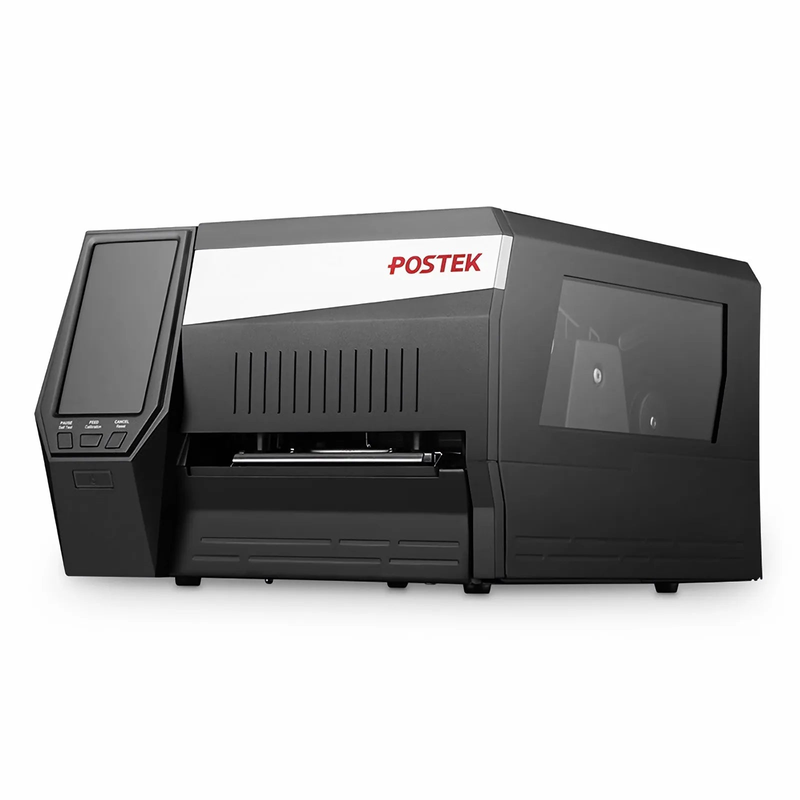 FyberOptix Postek GX3r RFID Industrial Label Printer with HEATâ„¢, 4.5" Color LCD Touch Screen, 300dpi, 8ips Print Speed