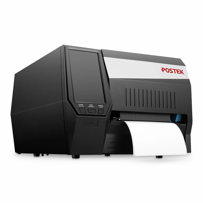 FyberOptix Postek GX3r RFID Industrial Label Printer with HEATâ„¢, 4.5" Color LCD Touch Screen, 300dpi, 8ips Print Speed