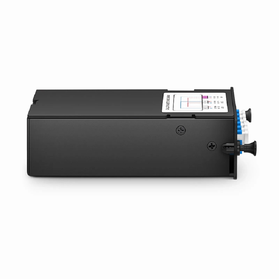 FyberOptix FHDA LC TAP Cassette, OS2 Single Mode, 4 x LC Duplex Live Ports, 2 x LC Duplex TAP Ports, 50/50 Split Ratio (Live/TAP), 1/10/40/100G