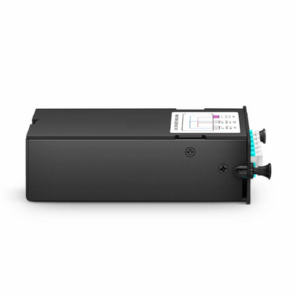 FyberOptix FHDA LC TAP Cassette, OM4 Multimode, 4 x LC Duplex Live Ports, 2 x LC Duplex TAP Ports, 50/50 Split Ratio (Live/TAP), 1/10/40/100G