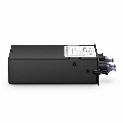 FyberOptix FHDA MTP® TAP Cassette, OS2 Single Mode, 2 x MTP®-12 Male Live Ports, MTP®-12 Male TAP Port, 50/50 Split Ratio (Live/TAP), 40/100G