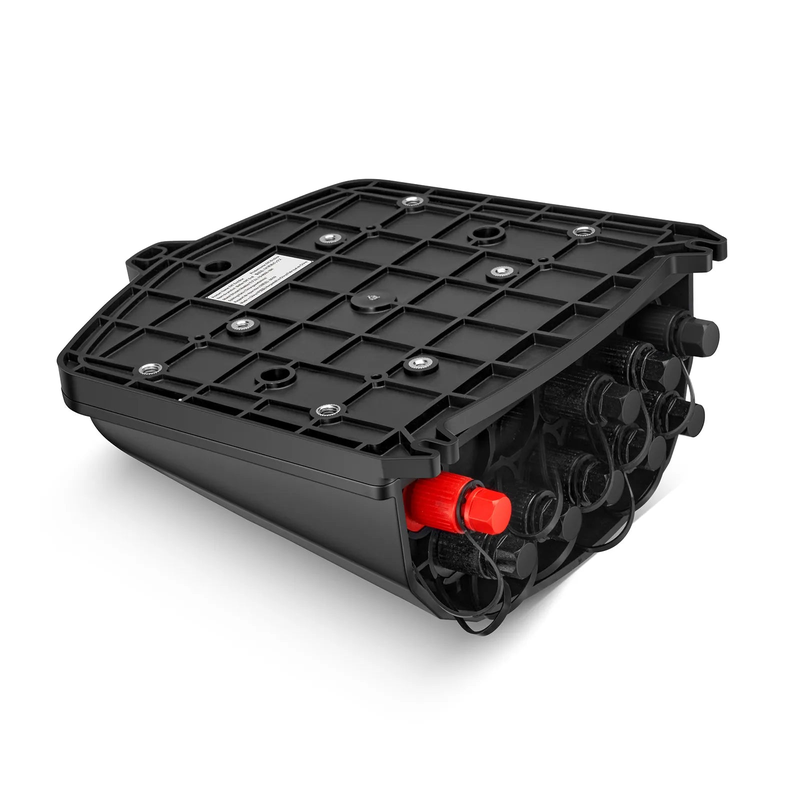 FyberOptix Fully Pre-Terminated End Box for Quick ODN, 9 ports, Hot-Melting (Non-open), 1x 8 splitter, SC Hardened Adapter, Insertion Loss 10.8dB, Return Loss 55dB, PP+GF, IP68, Wall/Pole/Aerial, Indoor/Outdoor