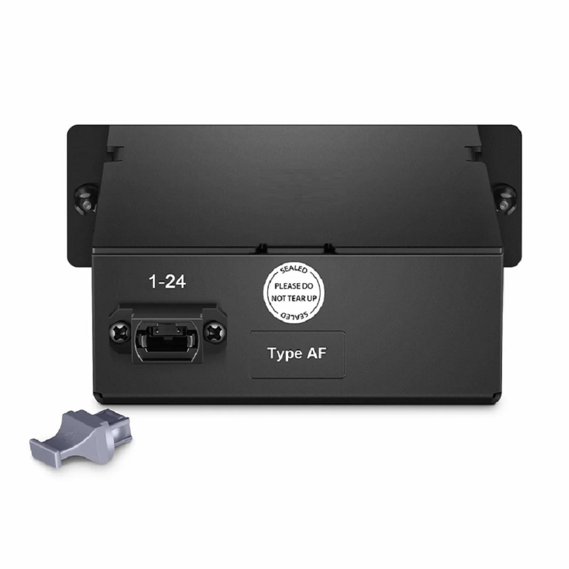 FyberOptix FHDâ„¢ MTPÂ®-LC Cassette, OS2 Single Mode, Type AF, 12 Fibers, MTPÂ®-12 (Male) to 6 x LC Duplex (Blue), 0.35dB Max.