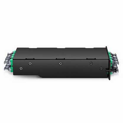 FyberOptix FHDA 8 x MTP®-8 Mesh Cassette, 64 Fibers OS2 Single Mode, Universal, 8 x 8F MTP® to 8 x 8F MTP® (Green), 0.35dB Max.