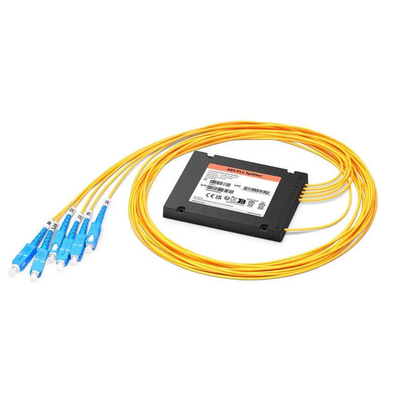 FyberOptix 1 x 5 Asymmetrical PLC Fiber Splitter, ABS Module, 95/5, 2.0mm, SC/UPC, Singlemode
