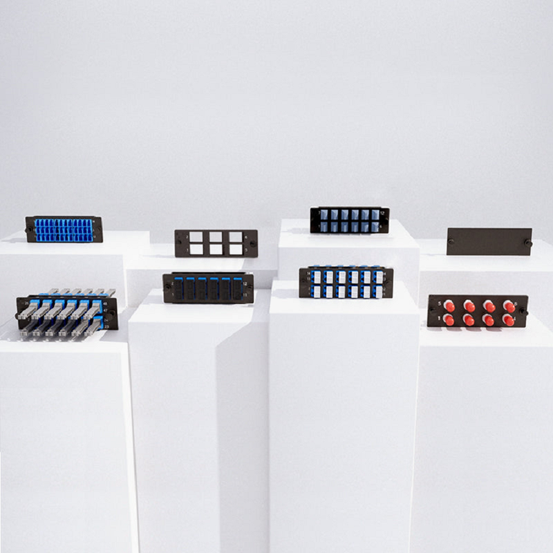 FyberOptix FHDâ„¢ Fiber Adapter Panel, 12 Fibers OM4 Multimode, 6 x SC UPC Duplex (Aqua) Adapter, Ceramic Sleeve