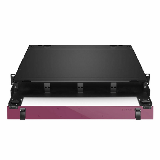 FyberOptix FHDâ„¢ High Density 1U Rack Mount Enclosure Unloaded, Sliding Drawer, Holds up to 4 x FHDâ„¢ Cassettes, Panels, or Splice Trays, 144 Fibers (LC)
