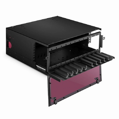 FyberOptix FHDA High Density 4U Rack Mount Enclosure Unloaded, Sliding Drawer, Holds up to 12 x FHDA Cassettes, Panels or Splice Trays, 432 Fibers (LC)