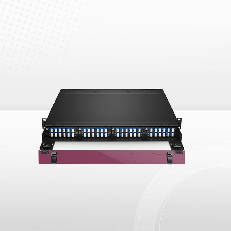 FyberOptix FHDA High Density 4U Rack Mount Enclosure Unloaded, Sliding Drawer, Holds up to 12 x FHDA Cassettes, Panels or Splice Trays, 432 Fibers (LC)