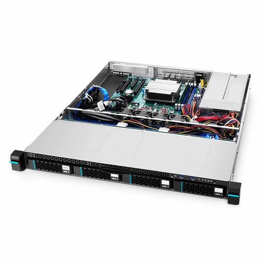 FyberOptix RS3110, 1U Rack Server, 1 x IntelÂ® XeonÂ® Scalable Processor, 1 x 16GB of Memory, 1 x 3.5'' Hot-swap SATA Drive Bays, 2 x RJ45 1GbE Ports, 450W Redundant