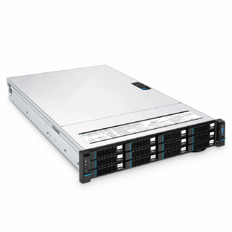 FyberOptix RS7250, 2U Rack Server, 2 x IntelA® XeonA® Scalable Processors, 2 x 32GB of Memory, 2 x 2.5'' Hot-swap SATA SSD Drive Bays, 2 x RJ45 1GbE Ports, 800W Redundant