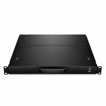 FyberOptix 8-Port Cat5 1U Rack-Mount KVM Over IP Switch with 19" LED, 8 x RJ45 to VGA Interface Modules Included
