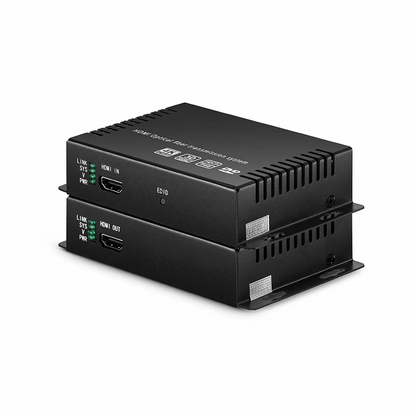 FyberOptix 4K HDMI Extender Set with Audio, EDID and RS232 via Single LC Fiber for 10km