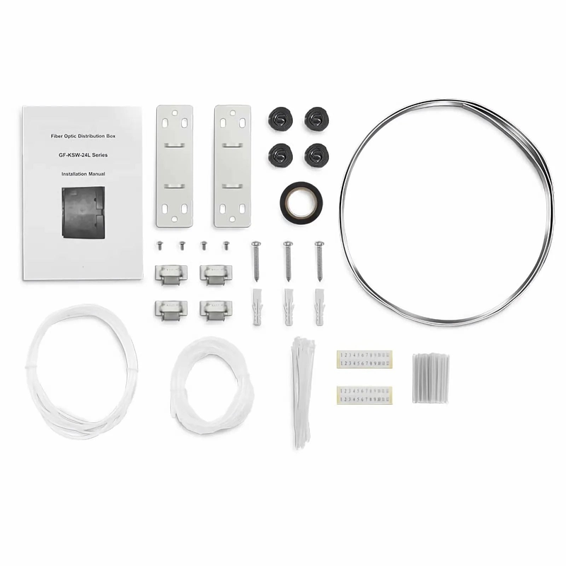 FyberOptix 24 Fibers Optic Distribution Box, SC A/U and LC A/U, Plastic, Wall/Pole Mount, Indoor and Outdoor