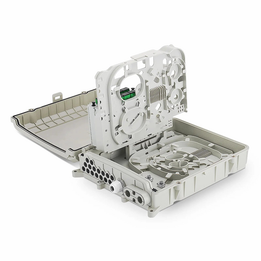 FyberOptix 16 Fibers Optic Distribution Box, SC/A, Plastic, Wall/Pole Mount, Indoor and Outdoor