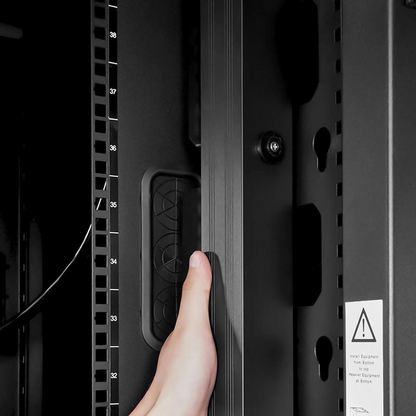 FyberOptix 7.36kW Single-Phase 32A/230V Monitored Rack PDU, 36 x C13 & 6 x C19 Outlets, IEC 309 32A 2P+E Plug, 10ft Cord, 0U Vertical
