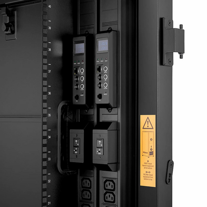 FyberOptix 7.36kW Single-Phase 32A/230V Monitored Rack PDU, 36 x C13 & 6 x C19 Outlets, IEC 309 32A 2P+E Plug, 10ft Cord, 0U Vertical