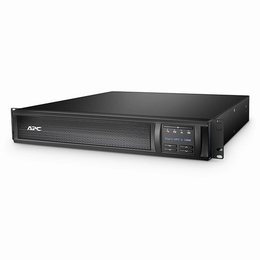 FyberOptix APCÂ® Smart-UPS X 1000VA Rack/tower Convertible UPS, 8x 5-15R NEMA Outlets, SmartConnect port and 1 Backup Battery Included