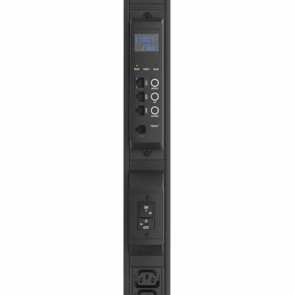 FyberOptix 7.36kW Single-Phase 32A/230V Monitored Rack PDU, 36 x C13 & 6 x C19 Outlets, IEC 309 32A 2P+E Plug, 10ft Cord, 0U Vertical