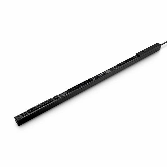FyberOptix 21.06kW 3-Phase 32A/380V Switched Rack PDU, 21 x C13 & 3 x C19 Outlets, IEC309 32A 3P+N+E Plug, 10ft Cord, 0U Vertical