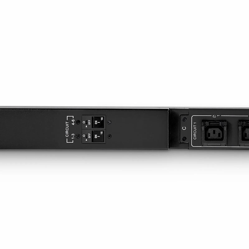 FyberOptix 21.06kW 3-Phase 32A/380V Switched Rack PDU, 21 x C13 & 3 x C19 Outlets, IEC309 32A 3P+N+E Plug, 10ft Cord, 0U Vertical