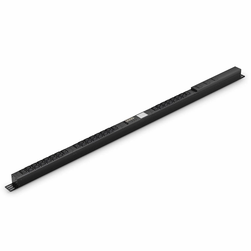 FyberOptix 21.06kW 3-Phase 32A/380V Monitored Rack PDU, 36 x C13 & 6 x C19 Outlets, IEC309 32 A 3P + N + E Plug, 10ft Cord, 0U Vertical