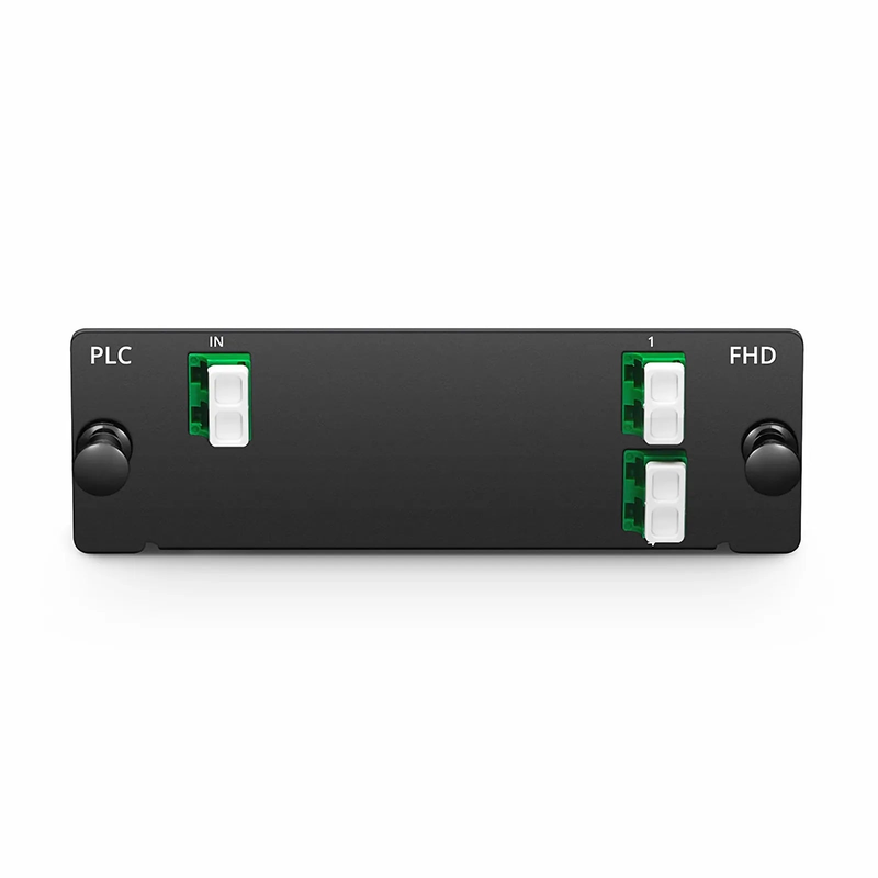 FyberOptix 1 x 4 PLC Fiber Splitter, Standard FHDÃ¢â€žÂ¢ Cassette LC/APC, Singlemode, for Optical LAN