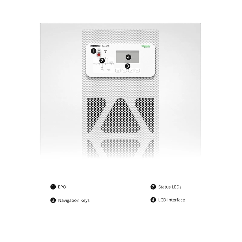 FyberOptix APC Easy UPS 3S, 40kVA/40kW, 208V, Hard Wire 4-wire Output (3PH+ G), Parallel up to 4UPSs