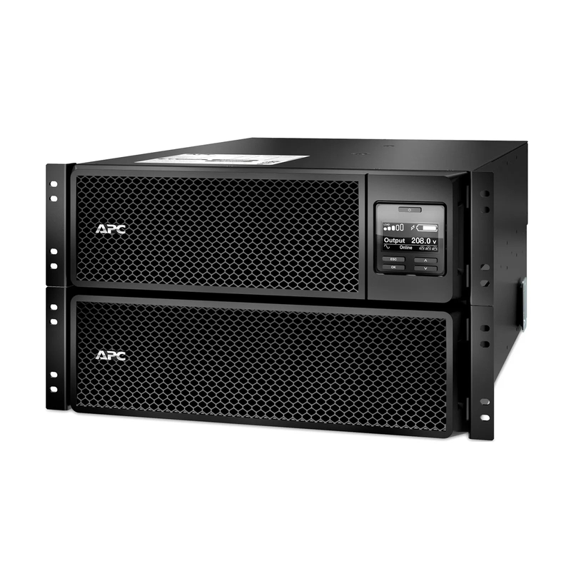 FyberOptix APC Smart-UPS On-line, 8kVA/8kW, 208V, 4 x L6-20R & 2 x L6-30R NEMA Outlets, Network Card & SmartSlot, 4 Replaceable Battery Modules Included, Rack 6U/Tower Convertible