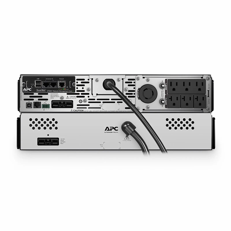 FyberOptix APCÂ® Smart-UPS X 3000VA Rack/tower Convertible UPS, 3x 5-15R+3x 5-20R+1x L5-30R NEMA Outlets, NMC and 1 Backup Battery Included