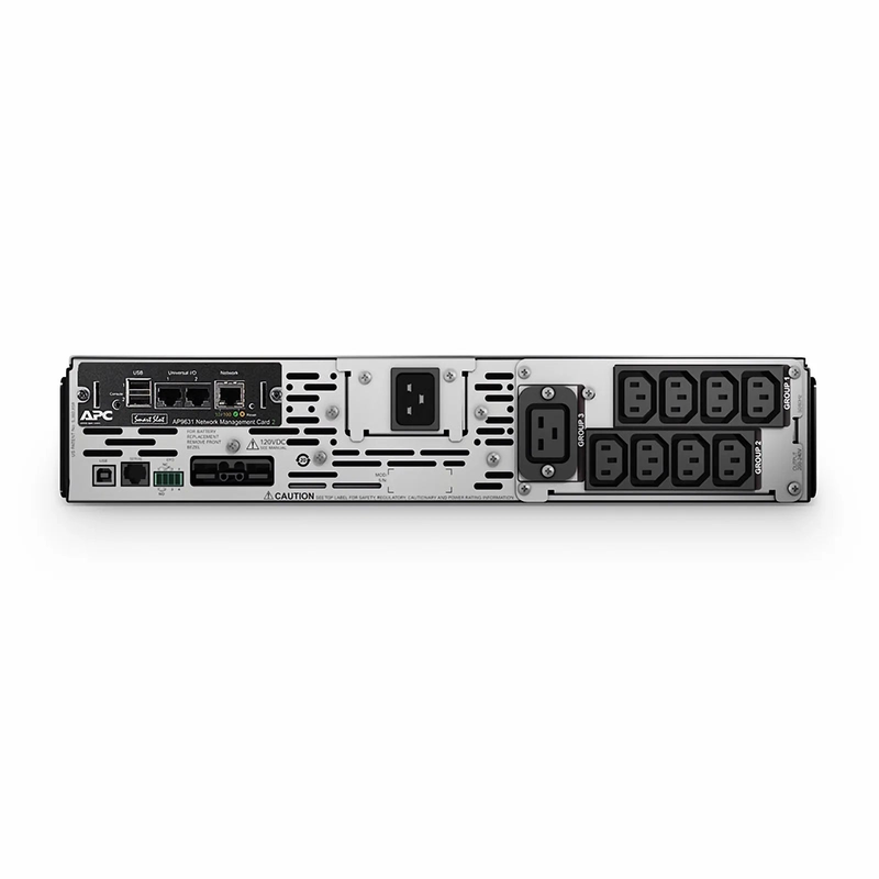 FyberOptix APCÂ® Smart-UPS X 2200VA Rack/tower Convertible UPS, 8x C13+1x C19 IEC Outlets, Network card and 1 Backup Battery Included