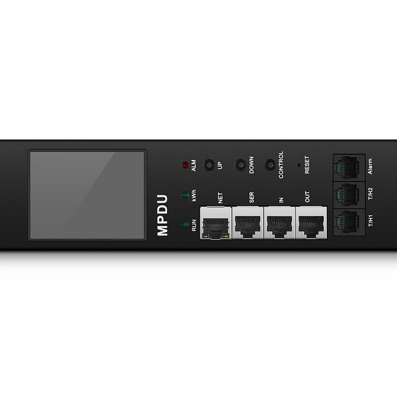 FyberOptix 21.06kW 3-Phase 32A/380V Monitored Rack PDU, 36 x C13 & 6 x C19 Outlets, IEC309 32 A 3P + N + E Plug, 10ft Cord, 0U Vertical