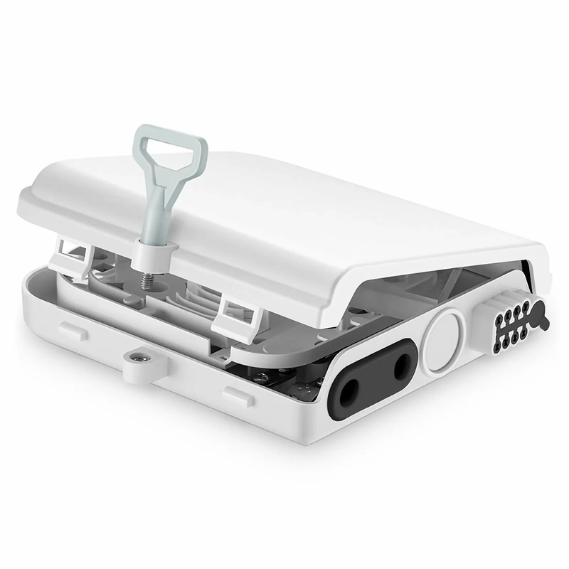 FyberOptix 8-fiber Optic Terminal Box, SC Simplex/LC Duplex, IP55, Wall/Pole Mount, Indoor and Outdoor