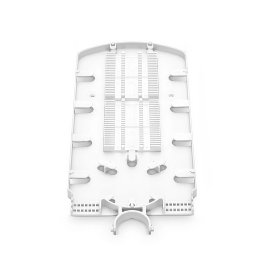 FyberOptix 48 Fibers Fusion Splice Tray for Heat-Shrink Fusion Splices, 0.47" x 5.51" x 12.87", Suitable for FS-S074-1O6R-6-48F