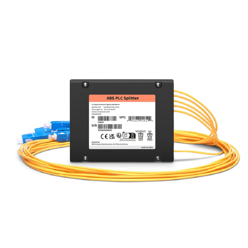 FyberOptix 1 x 5 Asymmetrical PLC Fiber Splitter, ABS Module, 95/5, 2.0mm, SC/UPC, Singlemode