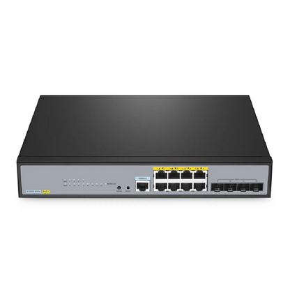 FyberOptix Managed 1x 10/100/1000Base-T RJ45 to 1x 100/1000Base-X SFP Gigabit Ethernet Media Converter, Slide-in Module, American Plug Standard