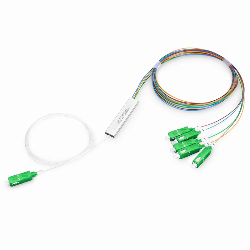 FyberOptix Customized 1 x 5 Unbalanced PLC Fiber Splitter, Singlemode
