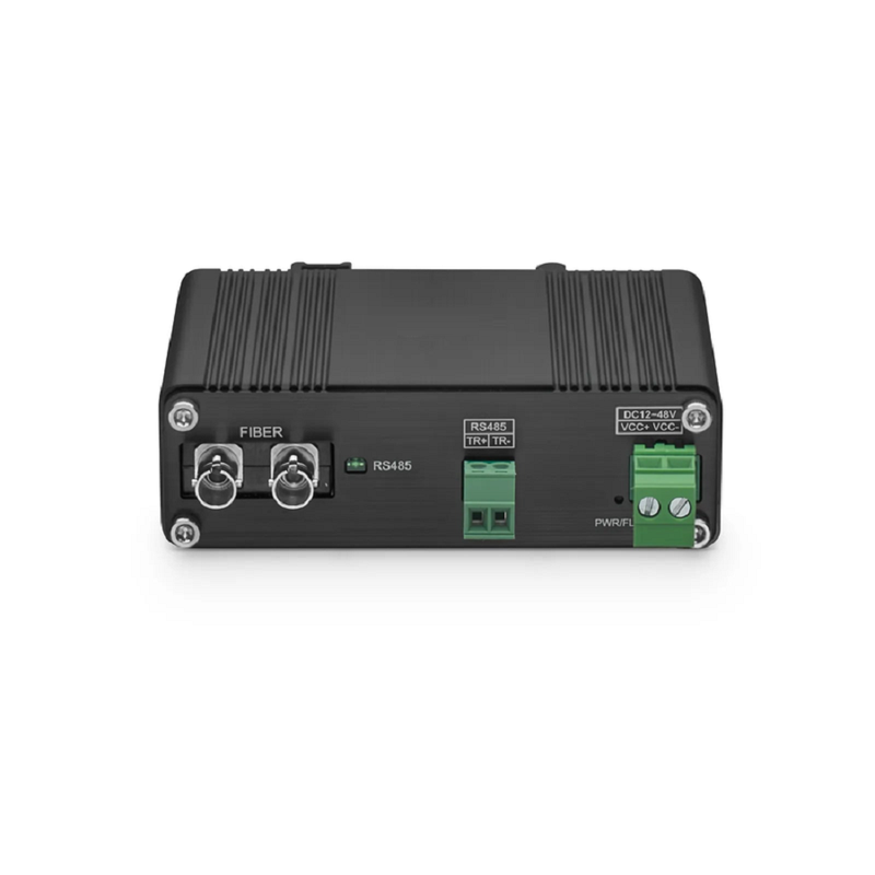 FyberOptix Industrial Unmanaged 1 x RS485 2-Wire to 1 x 100Base-X Single Mode ST 1310nm 20km Ethernet Media Converter