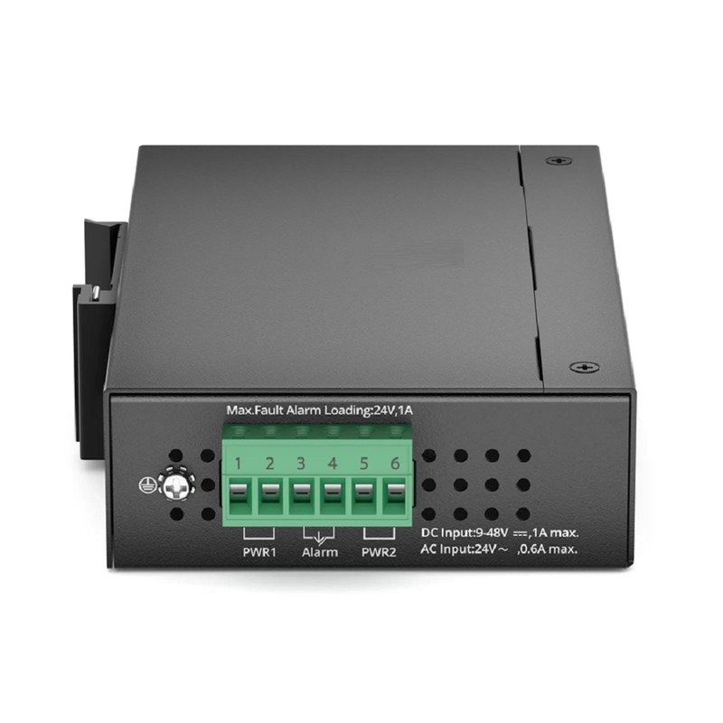 FyberOptix Industrial Managed 1x 10/100/1000Base-T RJ45 to 1x 100/1000/2500Base-X SFP Gigabit Ethernet Media Converter