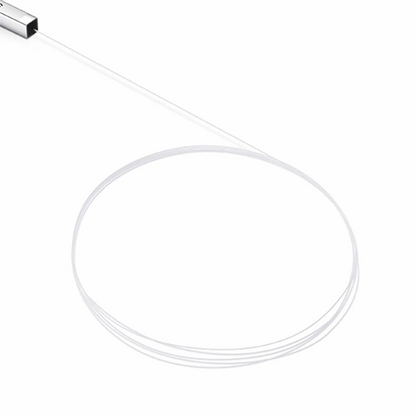 FyberOptix 1 x 4 PLC Fiber Splitter, Steel Tube, Bare Fiber 250m, No Connector, Singlemode
