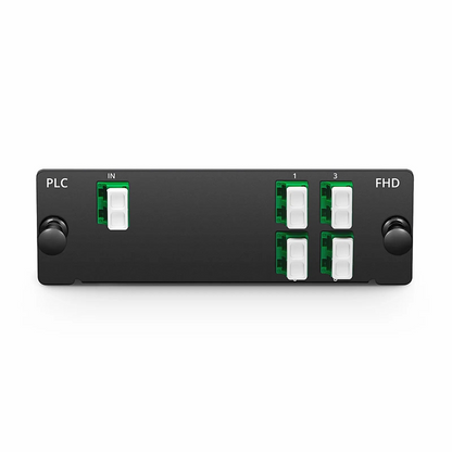 FyberOptix 1 x 8 PLC Fiber Splitter, Standard FHD Cassette LC/APC, Singlemode, for Optical LAN