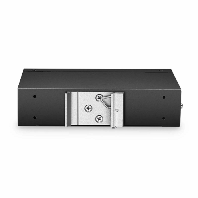 FyberOptix 5 Ports 10/100/1000M Gigabit PoE+ Extender, 1 in 4 out, Din-rail/Wall mountable, IEEE 802.3at/802.3af, -40 to 75Â°C