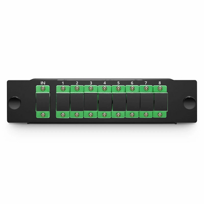 FyberOptix 1 x 8 PLC Fiber Splitter, Standard LGX Cassette, SC/APC, Singlemode