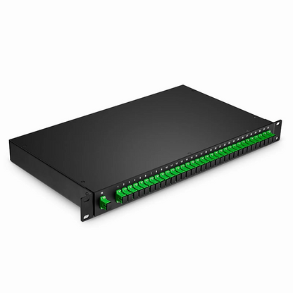 FyberOptix 1 x 32 PLC Fiber Splitter, 1U 19" Rack Mount, SC/APC, Singlemode