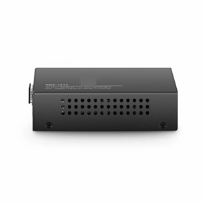 FyberOptix Unmanaged 1x 10/100/1000Base-T RJ45 to 1x 100/1000Base-X SFP Gigabit Ethernet Media Converter, American Plug Standard