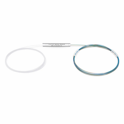 FyberOptix 1 x 4 PLC Fiber Splitter, Steel Tube, Bare Fiber 250m, No Connector, Singlemode