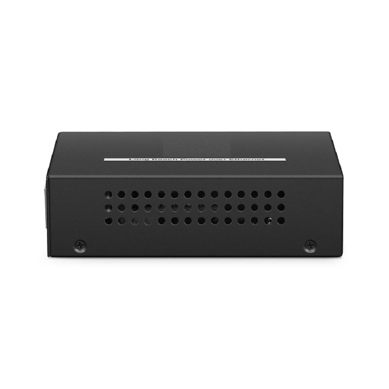 FyberOptix IES1110W-2PD, 1-Port 10/100M Fast Ethernet Long Reach PoE over UTP Injector, 1 x PoE+ Input to 1 x 10/100BASE-T RJ45 Output, -20 to 70Â°C Operating Temperature
